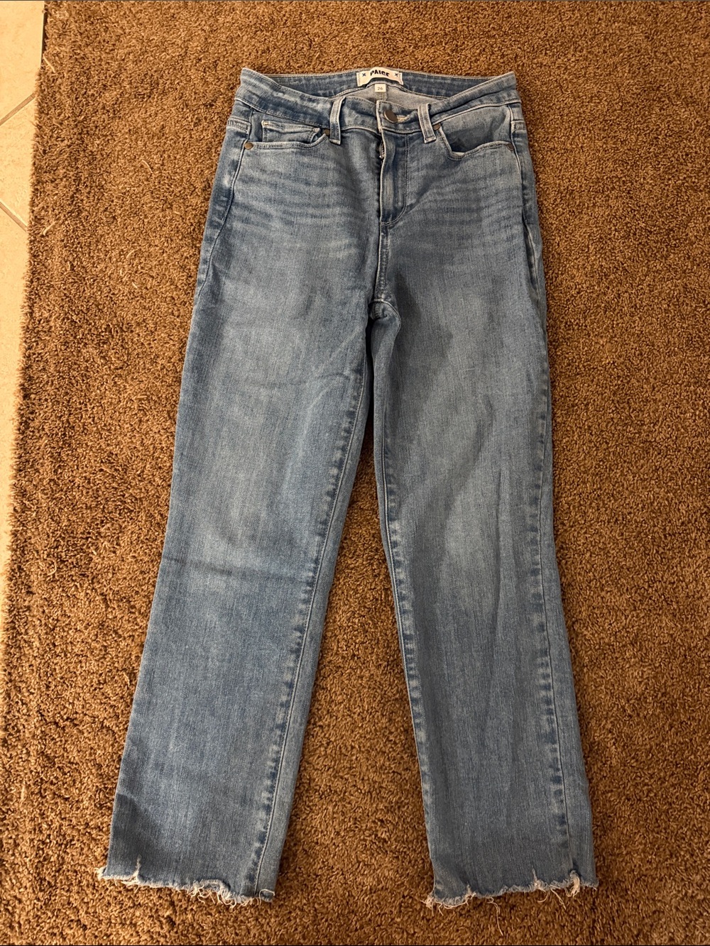 Women’s Paige Jacqueline crop jeans sz 26 cute!